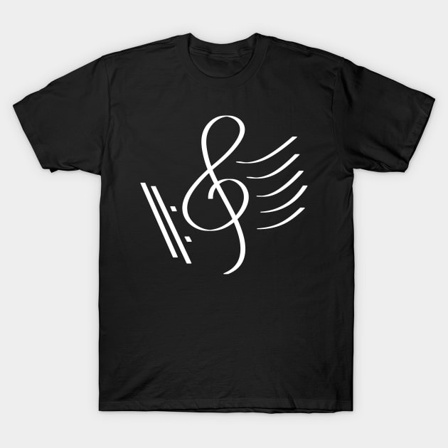 Music musician musical clef T-Shirt by Wikstroem